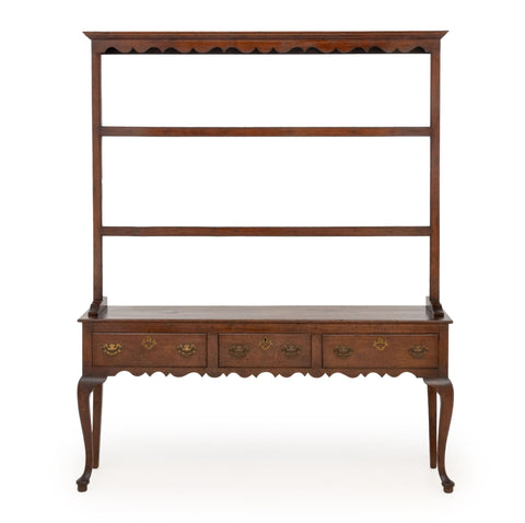 Welsh Oak Dresser with Cabriole Legs, 19th Century