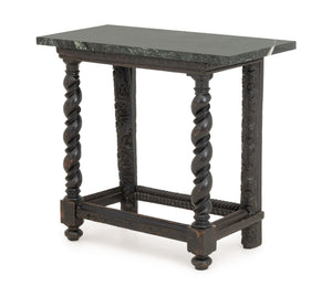 Flemish Ebonized and Carved Wood Console Table