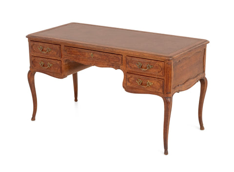Louis XV Style Walnut Writing Desk