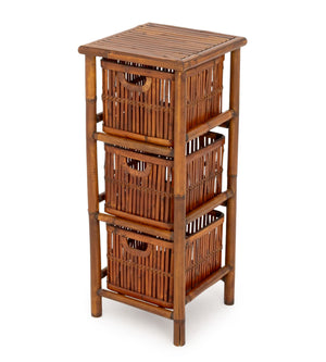 Aesthetic Movement Style Bamboo Chest of Drawers