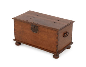 Dutch East Indies Hardwood Chest, 18th Century