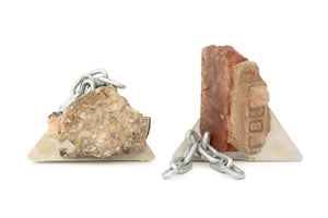 Chen Chen and Kai Williams Pair of "Metamorphic Rock" Bookends, 2013