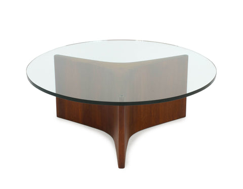 Danish Modern Walnut Coffee Table