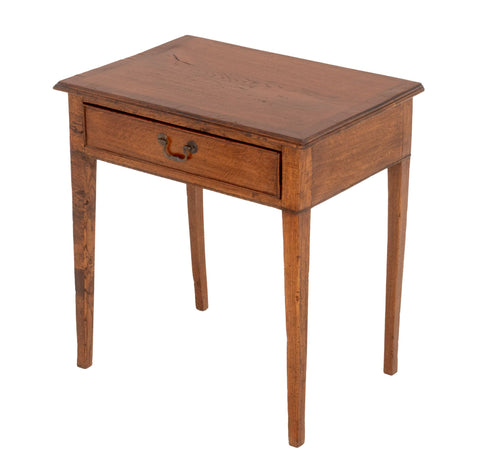 Federal Style Oak Side Table