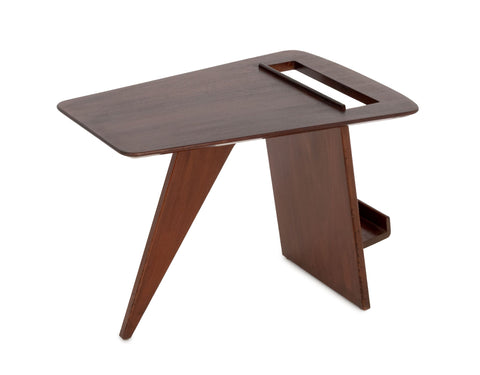 Jens Risom Walnut Magazine Table