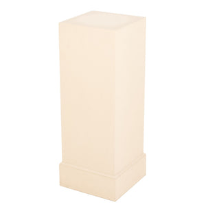 Modern White Painted Wood Display Pedestal