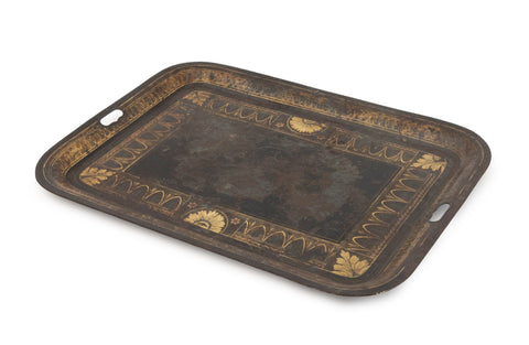 American Paint-Decorated Tole Tray