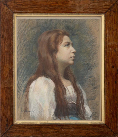 Edmund H. Wuerpel Portrait of a Woman Pastel