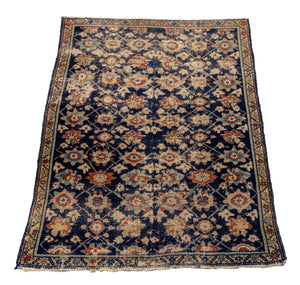 Persian Floral Motif Tabriz Rug, 6' x 4' 7"