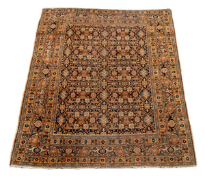 Persian Veramin Rug, 5' 2" x 4'
