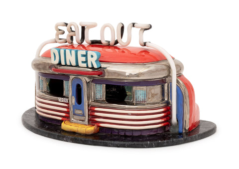 Jerry Berta x Russ Berrie Eat Out Diner Sculpture