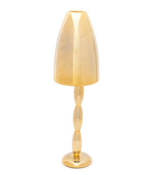 Mid-Century Modern Style Gold-Tone Table Lamp