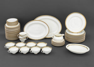 Royal Doulton "Clarendon" Pattern Partial Porcelain Dinnerware Service, 84