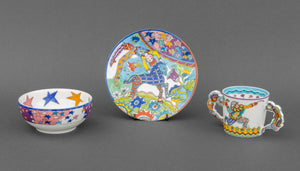 Three Gene Moore for Tiffany & Company Porcelain "Fantasy" Children's Tableware Service Set