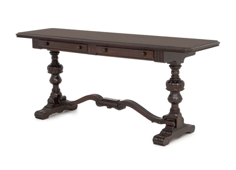 Renaissance Revival Mahogany Trestle Table