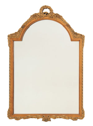 Neoclassical Style Fruitwood Framed Mirror