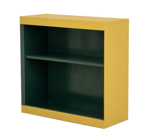 Martin Feinman for Multiplex Modern Mustard Painted Wood Bookshelf