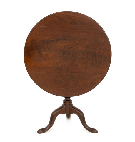 American Mahogany Tripod Table, 19th Century