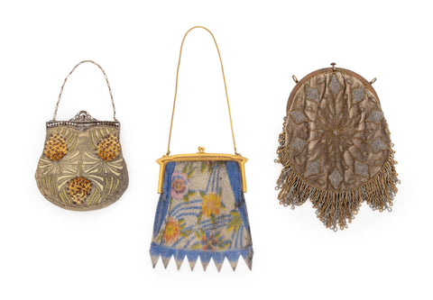 Collection of Three Art Deco Handbags