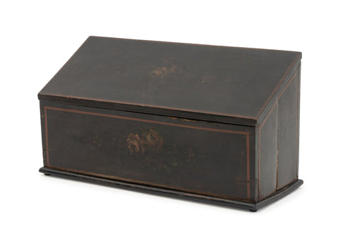 American Paint-Decorated Wood Box, 19th Century
