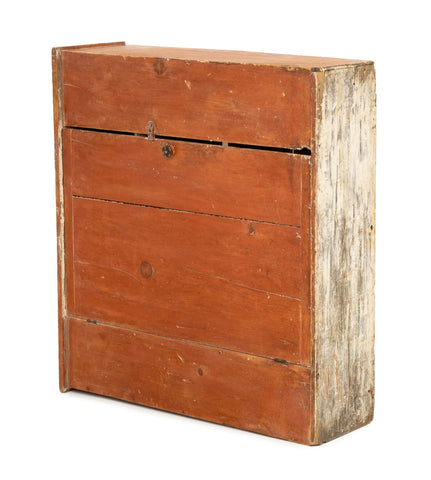 American Primitive Painted Pine Chest, 19th Century