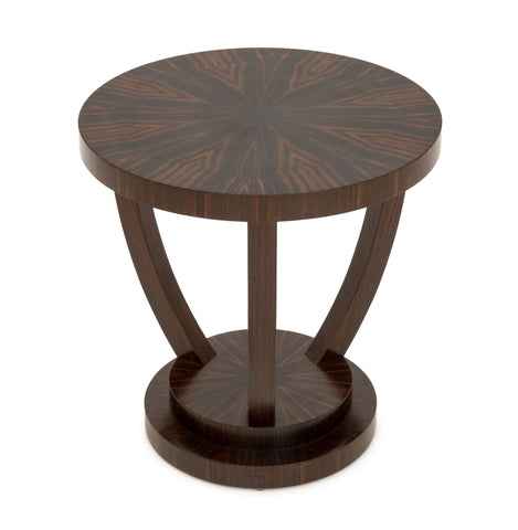 Art Deco Style Macassar Side Table