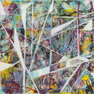 Karen Schlansky "Wind Swirl" Mixed Media