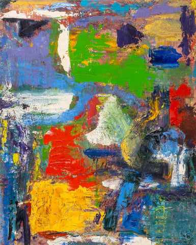 Karen Schlansky Abstract Composition Oil