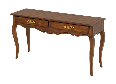 Henredon French Provincial Style Oak Console Table