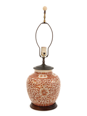 Chinese Porcelain Ginger Jar Mounted as a Lamp
