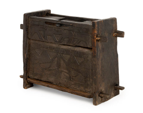Carved Hardwood Dowry Chest