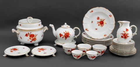 Nymphenburg Porcelain Partial Dinner Service, 25