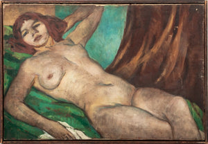 Hamilton Reclining Female Nude Oil on Canvas (9814464921907)