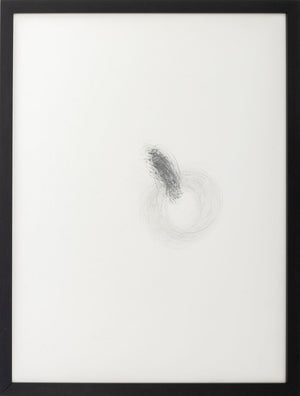 Alan Saret "Entered O Cast-In" Graphite, 1983 (9859383034163)