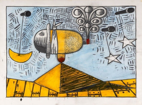 Domenick Capobianco Surrealist Study Mixed Media