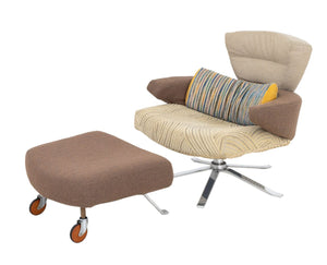 Giorgio Saporiti x Il Loft "Mary" Chair & Ottoman (9859388244275)