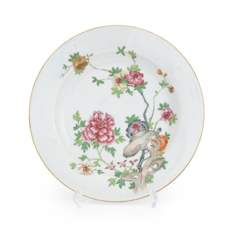 Chinese Famille Rose Porcelain Soup Bowl