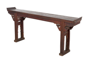 Chinese Carved Wood Altar Table (9859394601267)