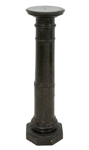 Victorian Green Serpentine Pedestal (9832773419315)