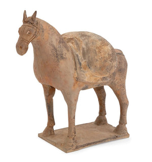Chinese Tang Dynasty Style Terracotta Horse (9842609226035)