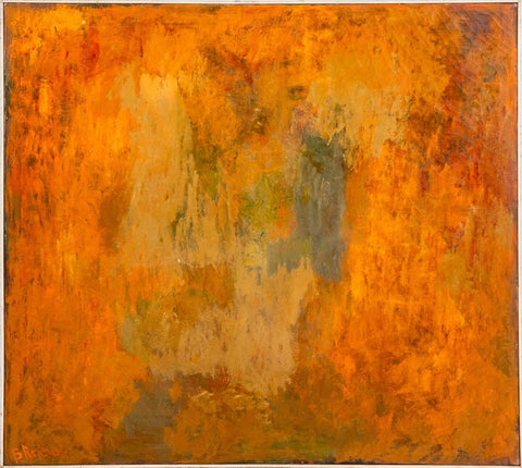Barbara Rohde Abstract Composition in Orange Oil