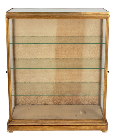 Giltwood Rectangular Display Casev