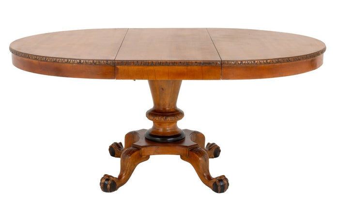 George II Style Parcel Ebonized Dining Table