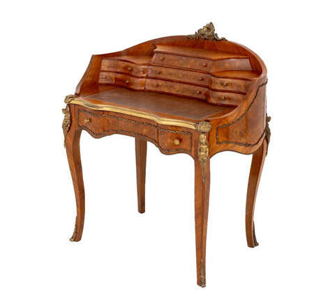 Louis XV Style Marquetry Kingwood Escritoire