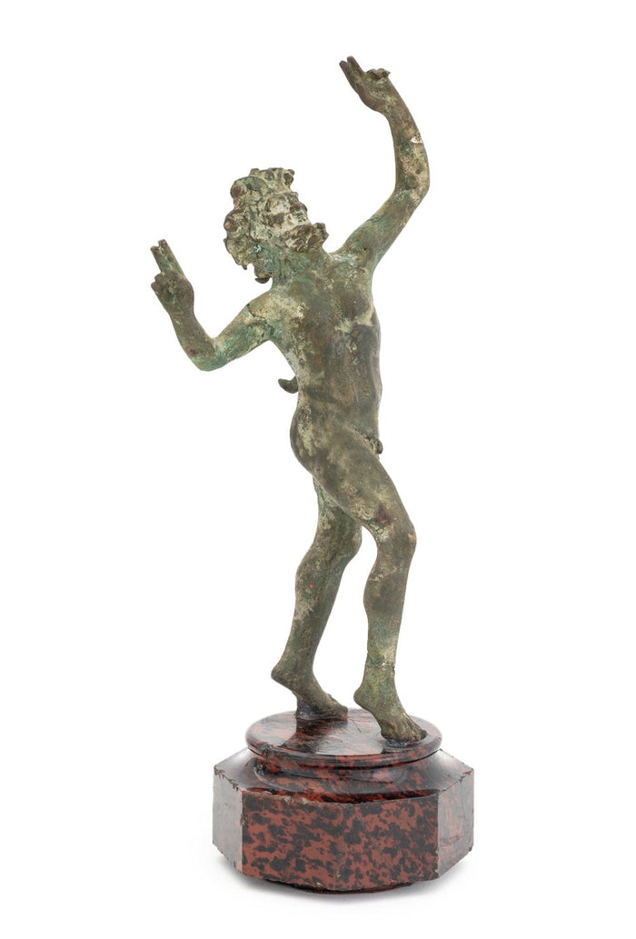 After the Antique Dancing Faun of Pompeii Bronze