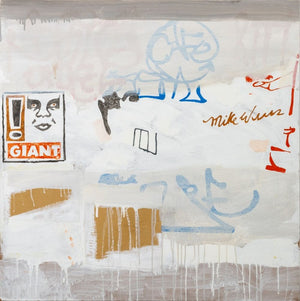 Paolo Barrile "Giant" Mixed Media on Panel