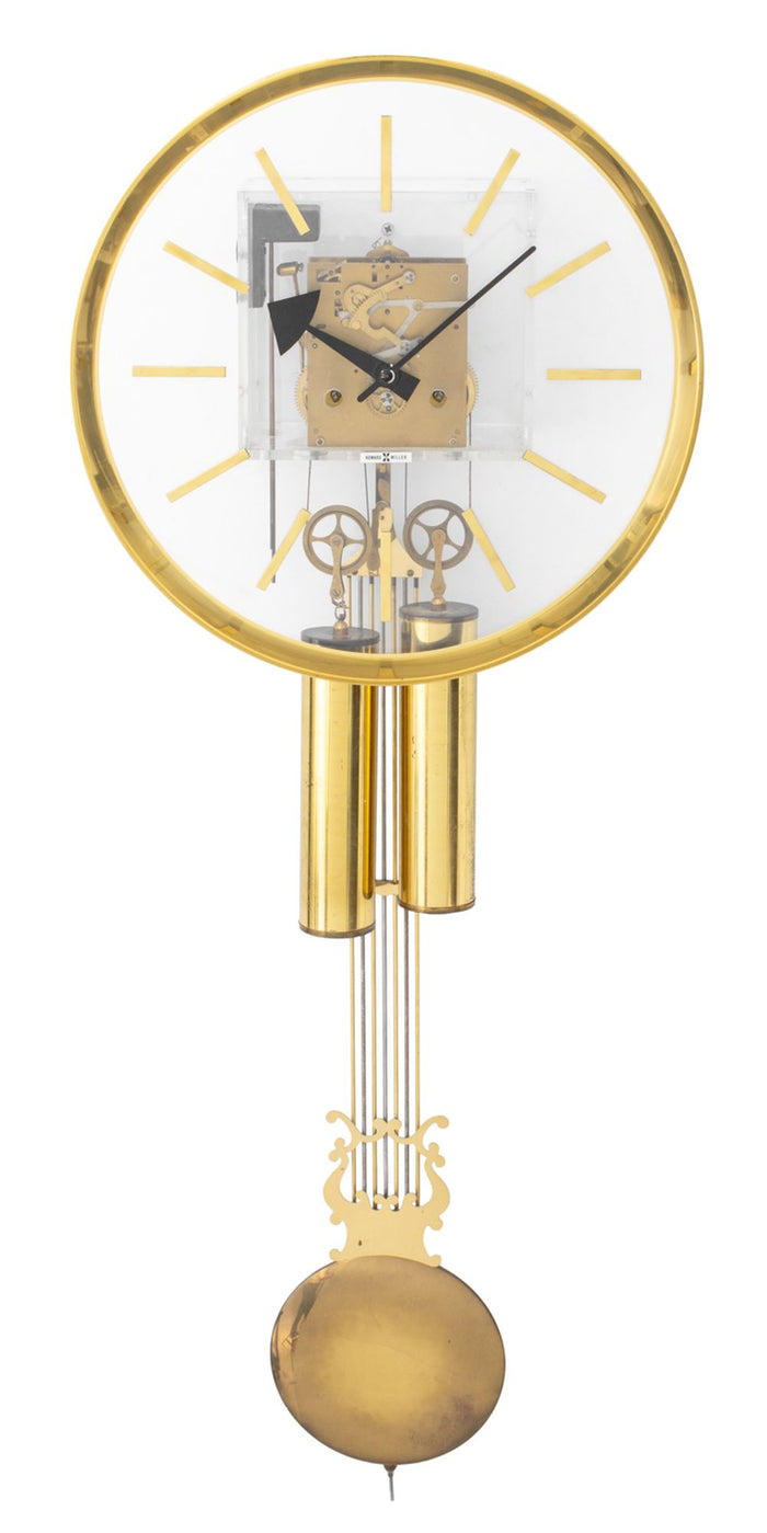 George Nelson for Howard Miller Lucite Wall Clock