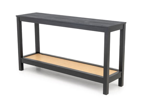 Contemporary Ebonized Wood Console Table