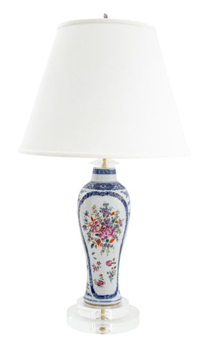 Chinese Export Meiping Vase Mounted as a Lamp (9804664242483)