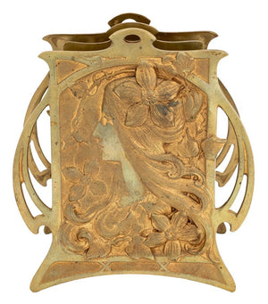 Art Nouveau Brass Correspondence Rack (9855665668403)
